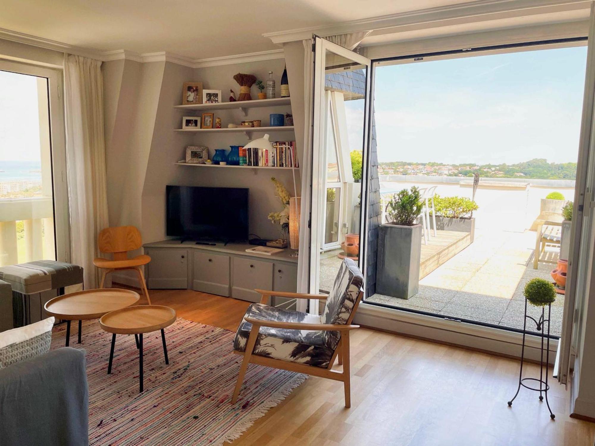 Appartement Piscine Terrasse 1 Min Plage Et Golf Bidart Exterior foto